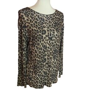 Slouchy leopard Zara sweater